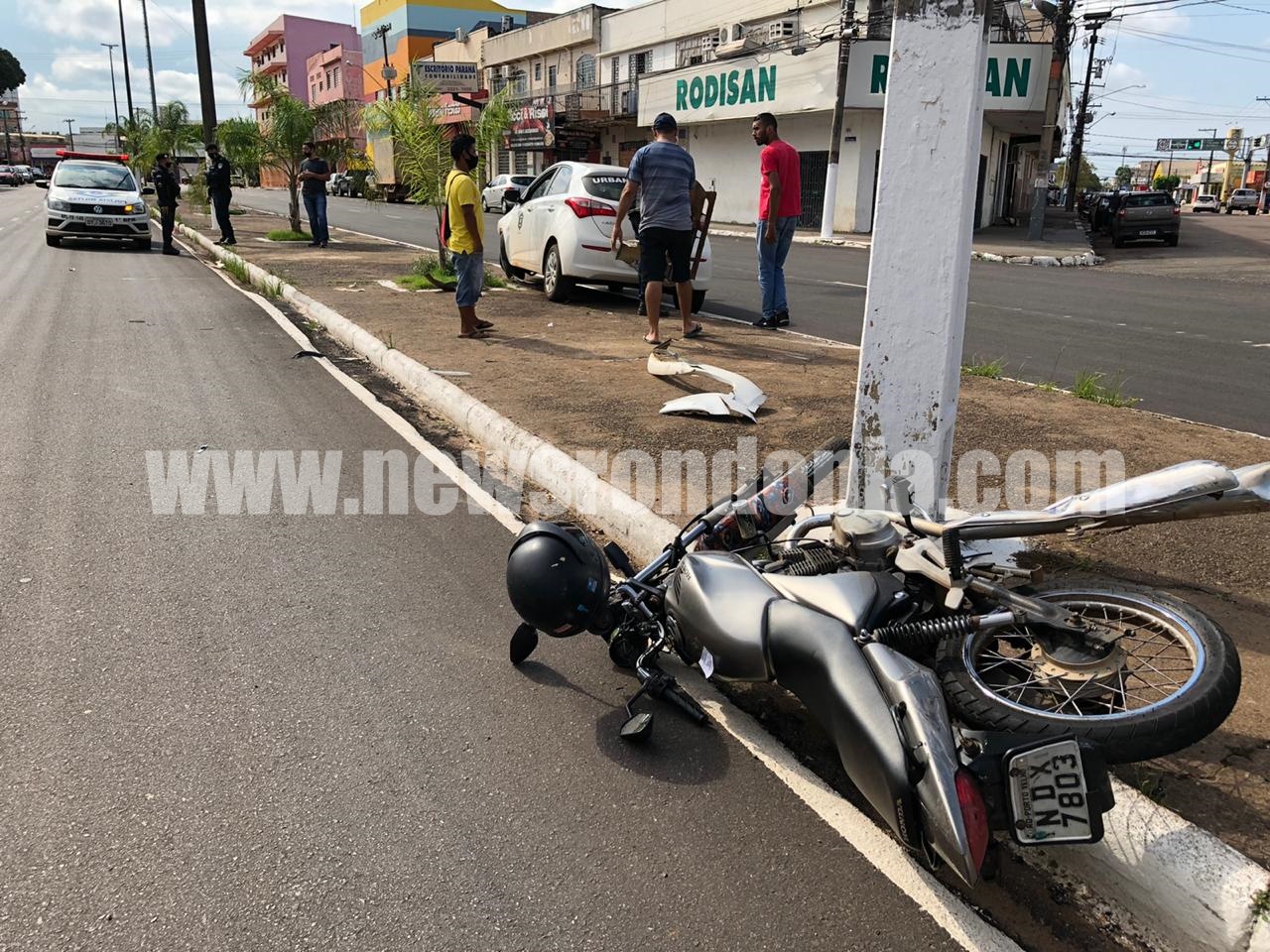 Após roubo em restaurante, homem tenta fugir e durante perseguição é atropelado - News Rondônia