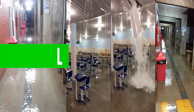 TEMPORAL ATINGE UNIVERSIDADE FEDERAL, CAUSA ALAGAMENTO E DESTRUIÇÃO - VÍDEO - News Rondônia