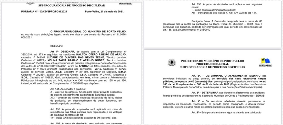 EXCLUSIVO: Prefeitura de Porto Velho abre processo que pode resultar em demissão de servidores que agrediram moradora que filmou desvio de asfalto - News Rondônia
