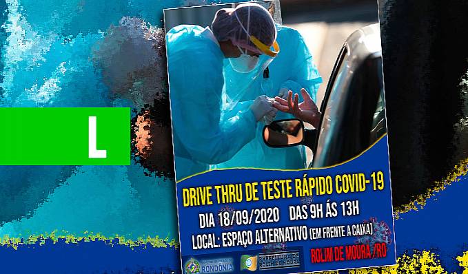 Rolim de Moura terá Drive Thru para combater a COVID-19 - News Rondônia