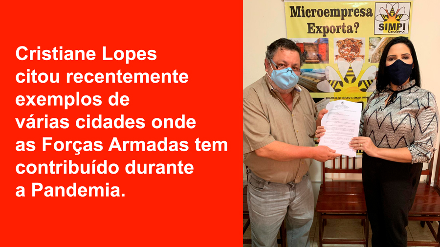 CRISTIANE LOPES SOLICITA APOIO DO EXÉRCITO E BASE AÉREA PARA HOSPITAL DE CAMPANHA - News Rondônia