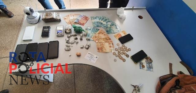 Radiopatrulha da PM estoura boca de fumo, prende suspeitos, apreende drogas e mais de R$ 2 mil - News Rondônia