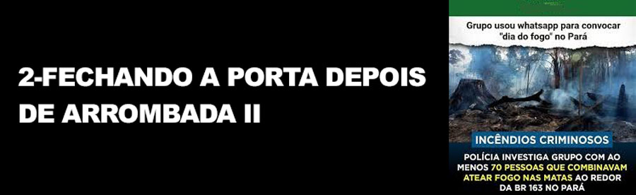 POLÍTICA & MURUPI: FECHANDO A PORTA DEPOIS DE ARROMBADA - News Rondônia