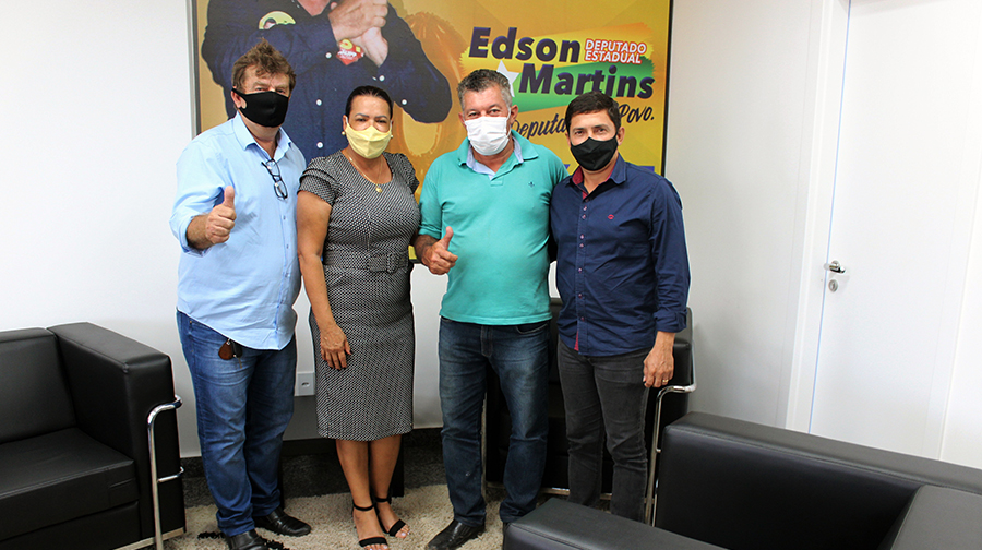 Deputado Edson Martins recebe lideranças do município de Vale do Anari - News Rondônia