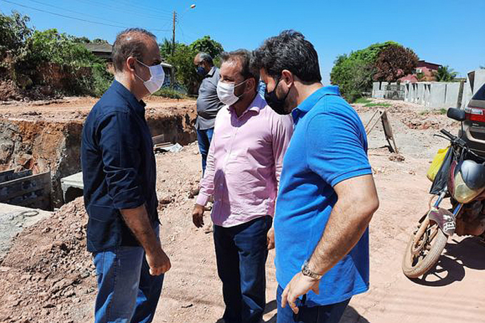 Deputado Alan Queiroz acompanha vistoria das obras do bairro Lagoa em Porto Velho, e destaca a qualidade do serviço e os benefícios aos moradores - News Rondônia