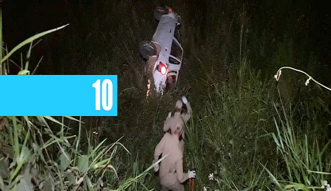 JARU: CONDUTOR POSSIVELMENTE EMBRIAGADO CAPOTA VEÍCULO, FOGE E DEIXA TRAVESTIS PARA TRÁS - News Rondônia