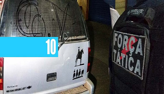 COMANDO VERMELHO - FORÇA TÁTICA DO 5º BPM PRENDE DUPLA COM ARMA E SIGLA DE FACÇÃO - News Rondônia