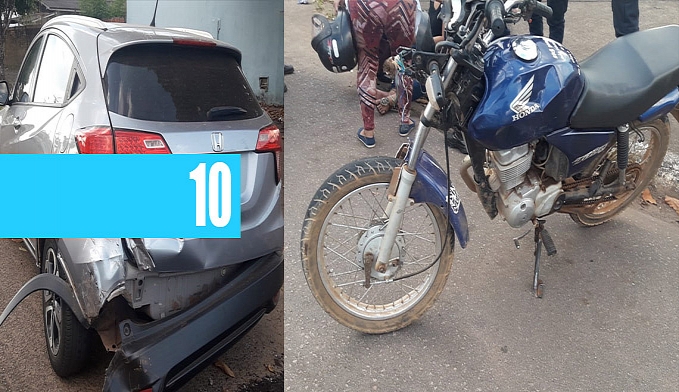 GRAVE ACIDENTE DEIXA MOTOCICLISTA FERIDA NA AVENIDA ABUNÃ - News Rondônia