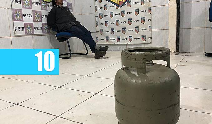 Homem é preso após furtar botija de gás em pizzaria no centro de Porto Velho - News Rondônia