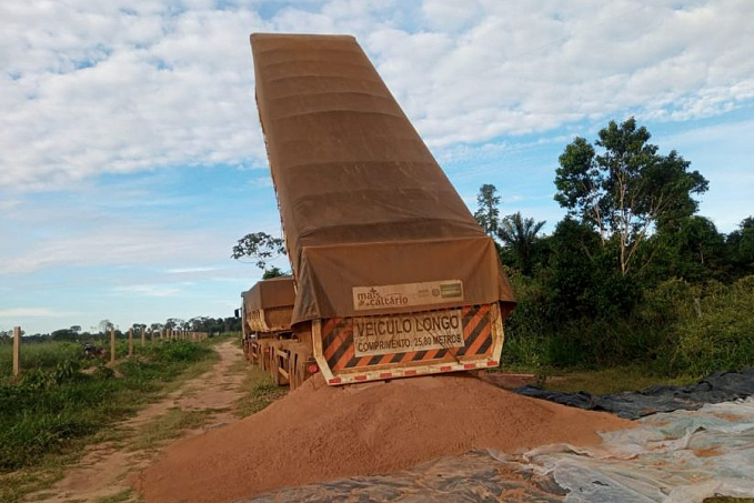 Cerca de 70 produtores de leite de Rondônia são beneficiados com entrega de mais de duas mil toneladas de calcário - News Rondônia