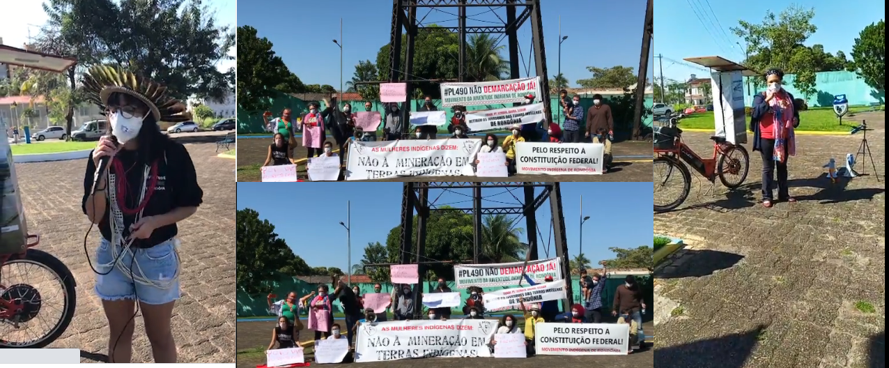 Porto Velho também registra tímida manifestação contra Marco Temporal - News Rondônia