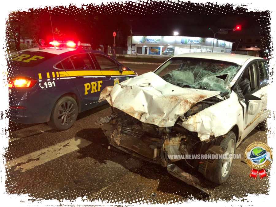 Caminhão avança preferencial e é atingido por carro deixando motorista e criança de 2 anos feridos - News Rondônia