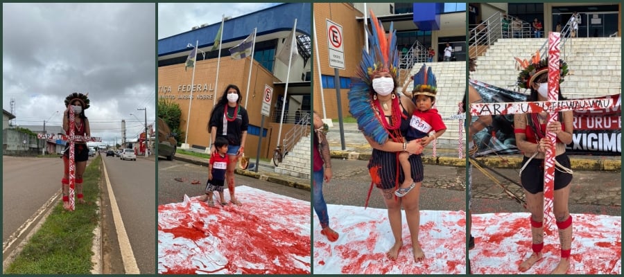 Dia do Índio: data é marcada por protesto; entidades pedem justiça ao índio Ari Uru-Eu-Wau-Wau - News Rondônia