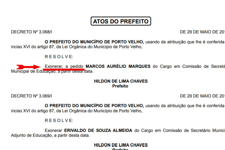 EXONERADOS - DEPOIS DE SEREM PRESOS PELA POLICIA FEDERAL, SECRETÁRIO TITULAR E ADJUNTOS DA SEMED SÃO EXONERADOS - News Rondônia