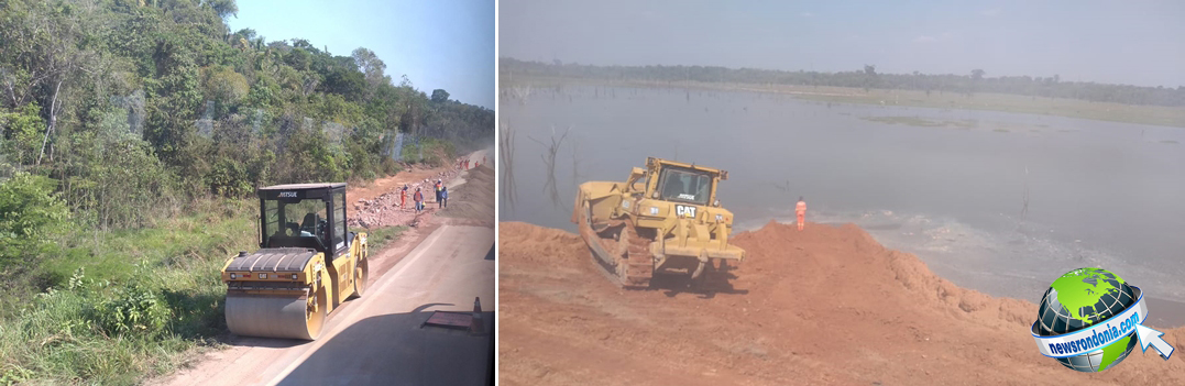 ELEVAÇÃO DA BR-364: MOTORISTAS RECLAMAM DA LENTIDÃO E MORADORES DA PERTURBAÇÃO - News Rondônia
