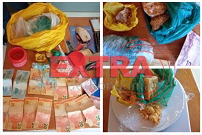 PM apreende drogas e prende homem que confessa ser traficante em Cerejeiras - News Rondônia