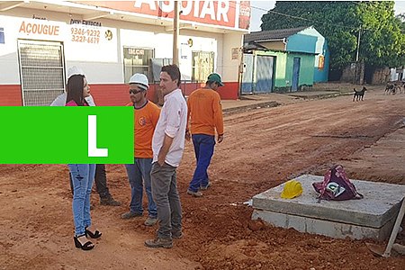 CRISTIANE LOPES ACOMPANHA CONCLUSÃO DA DRENAGEM NA RUA AGDA MUNIZ - News Rondônia