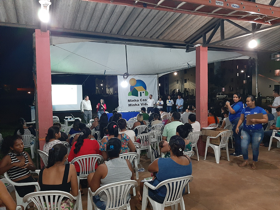 FAMÍLIAS DO CIDADE DE TODOS IX PARTICIPAM DE PALESTRA SOBRE ORÇAMENTO FAMILIAR - News Rondônia
