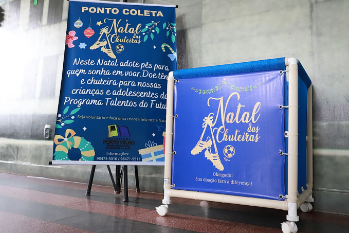 Campanha de arrecadação de tênis e chuteiras continua até 10 de dezembro - News Rondônia