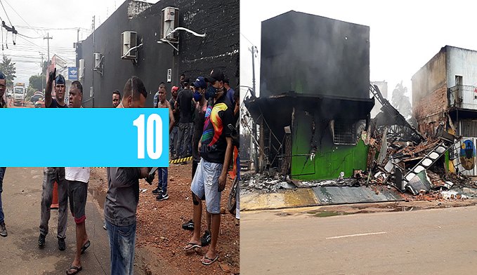 LAMENTÁVEL: LOJA É DESTRUÍDA PELO FOGO EM RONDÔNIA - VEJA FOTOS - News Rondônia
