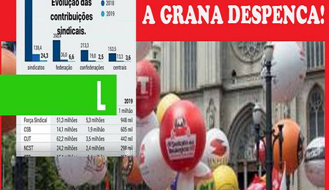 Exemplo do fim da república sindicalista: cut recebia 62 milhões por ano e agora, só 422 mil reais - News Rondônia