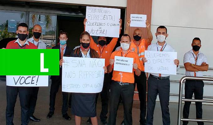 Funcionários da Gol fazem protesto no Aeroporto Internacional Jorge Teixeira contra Sindicato - News Rondônia