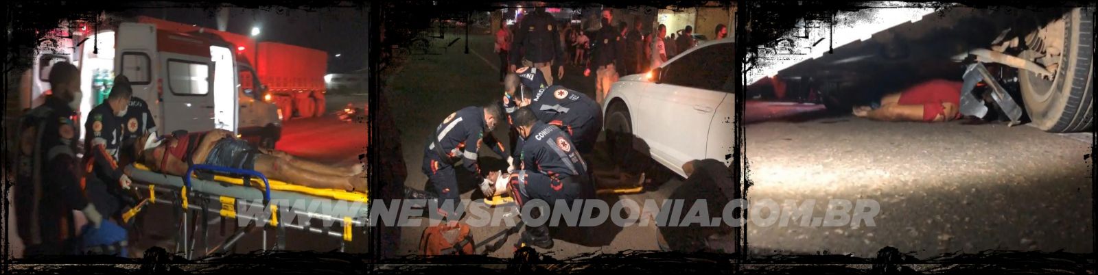 URGENTE: Motociclista é arrastado por carro na BR-364 - News Rondônia