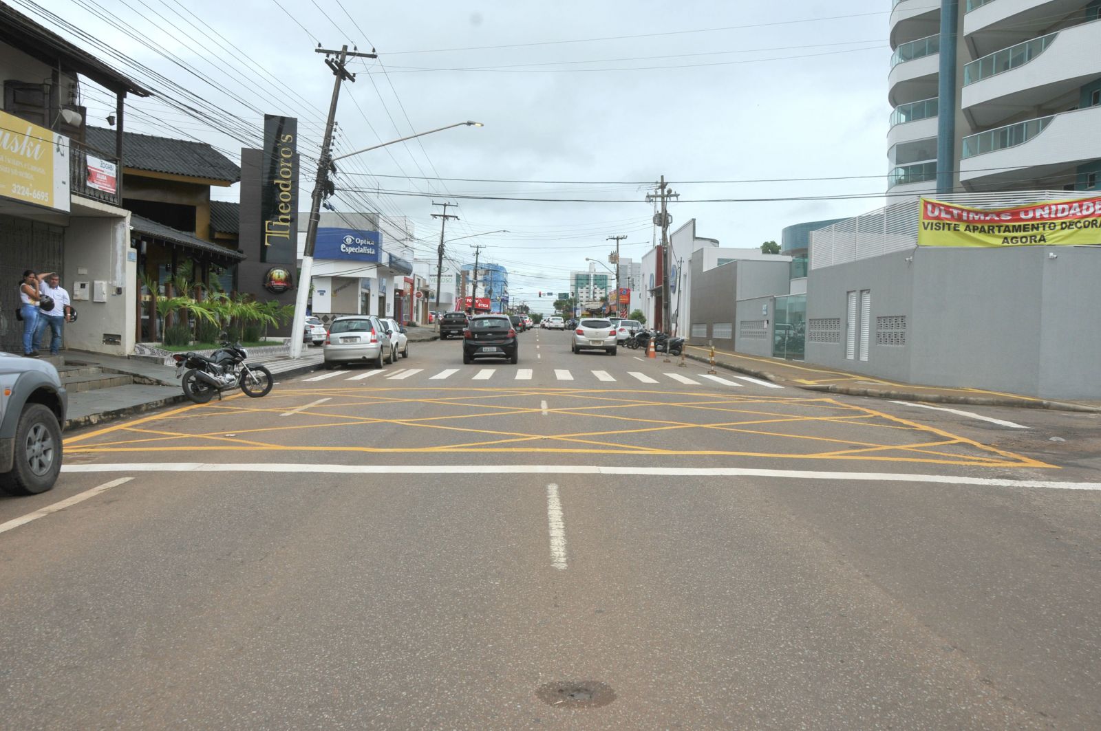 PREFEITURA ELIMINA FAIXA DE PEDESTRE EM FRENTE POSTO DE GASOLINA NA AVENIDA CALAMA - News Rondônia