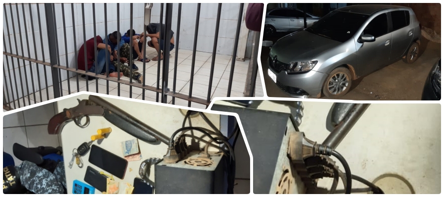 QUADRILHA: Bando armado é preso arquitetando roubo na zona leste - News Rondônia