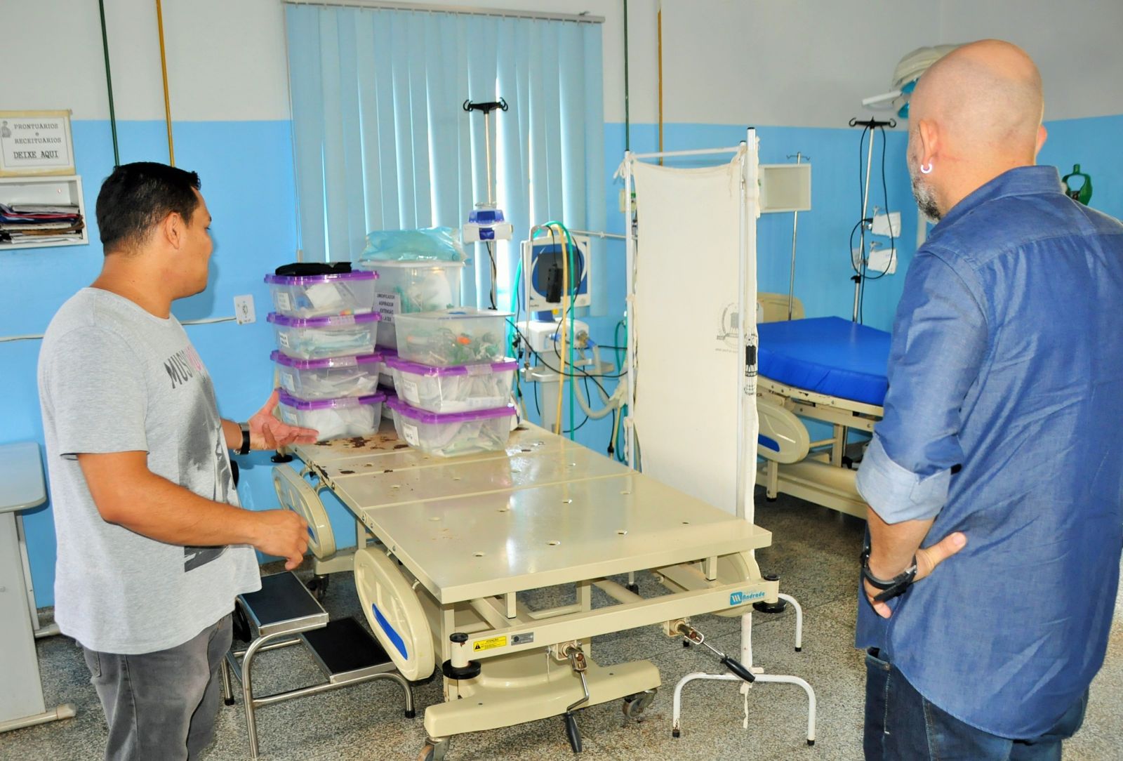 PROFESSOR ALEKS PALITOT VERIFICA SERVIÇOS REALIZADOS NA UPA ZONA SUL - News Rondônia