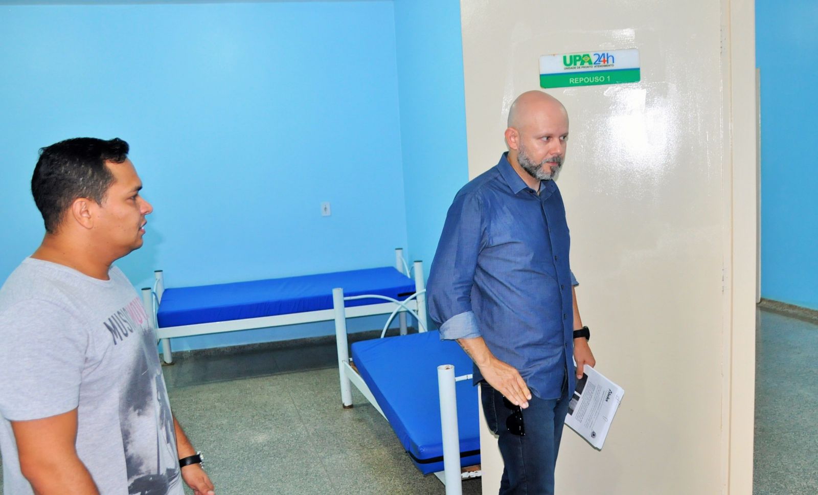 PROFESSOR ALEKS PALITOT VERIFICA SERVIÇOS REALIZADOS NA UPA ZONA SUL - News Rondônia