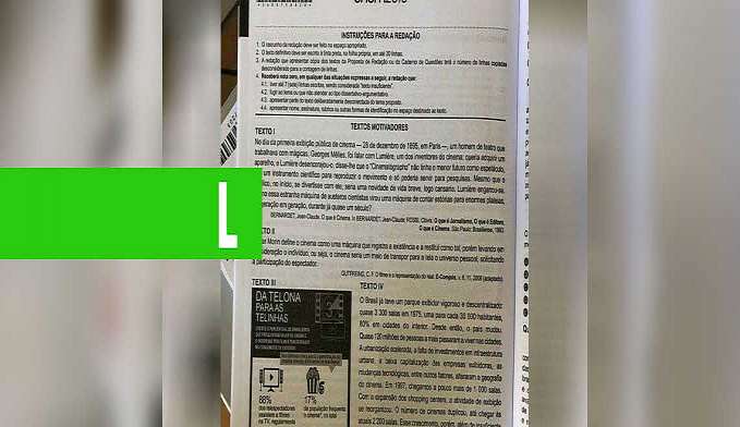 INEP: FOTO VAZADA DA PROVA DO ENEM 2019 É REAL. PF INVESTIGA - News Rondônia