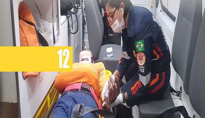 COLISÃO ENTRE CARRO E MOTO DEIXA MOTOCICLISTA LESIONADO - News Rondônia