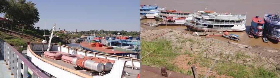 COM A SECURA DO RIO MADEIRA EM PORTO VELHO, NAVEGAÇÃO COMEÇA A SOFRER RESTRIÇÕES - News Rondônia