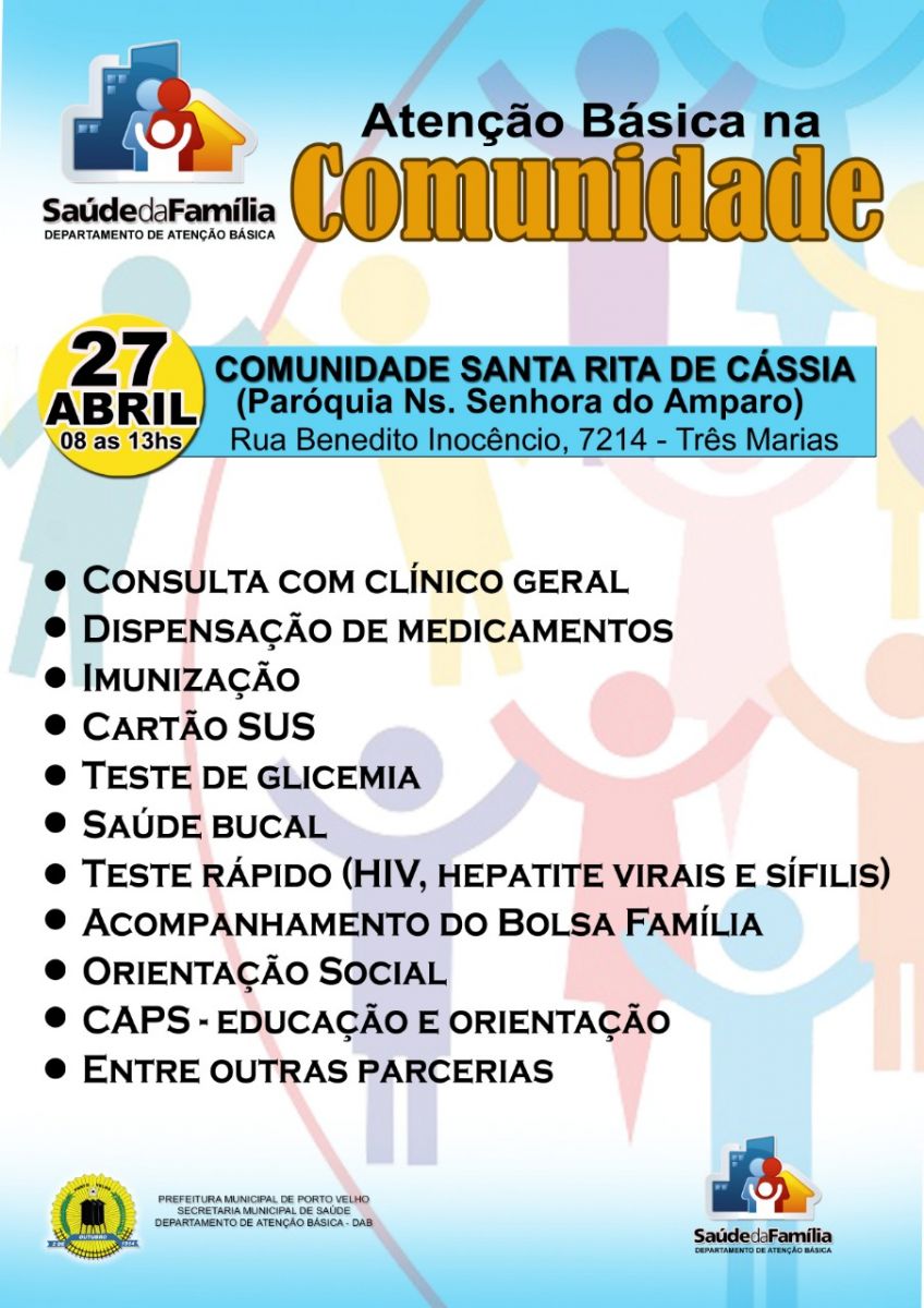 SEMUSA ATENDE MORADORES DO BAIRRO TRÊS MARIAS, NESTE SÁBADO - News Rondônia
