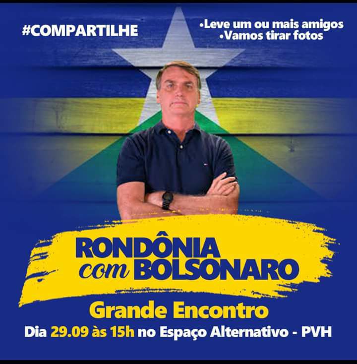 BOLSONARO - MPF RECOMENDA QUE PMRO GARANTA SEGURANÇA NO ESPAÇO ALTERNATIVO DURANTE MANIFESTAÇÃO - News Rondônia