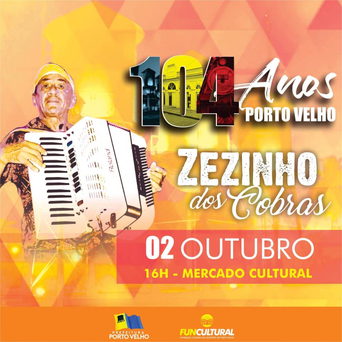 104 ANOS: PROGRAMAÇÃO FESTIVA DO ANIVERSÁRIO DE PORTO VELHO SERÁ NA TERÇA-FEIRA - News Rondônia