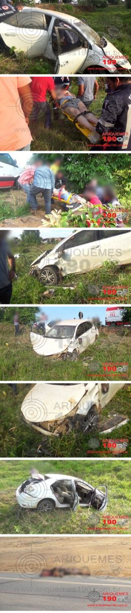 CACHORRO CAUSA CAPOTAMENTO DE CARRO NA BR-421 - News Rondônia