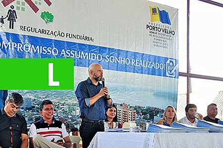 ALEKS PALITOT ACOMPANHA ENTREGA DE TÍTULOS NO BAIRRO AREAL - News Rondônia