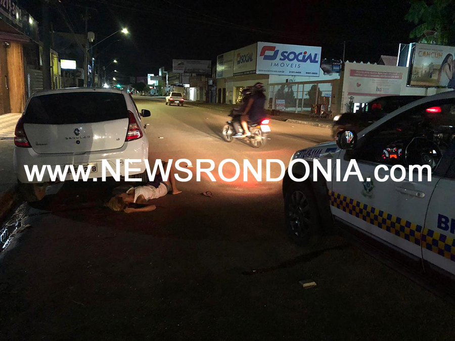 Motoboy atropela mulher que tentava atravessar avenida Carlos Gomes em Porto Velho - News Rondônia
