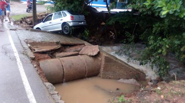 OURO PRETO TEM ALAGAMENTO E ENXURRADA EM VÁRIOS BAIRROS - News Rondônia