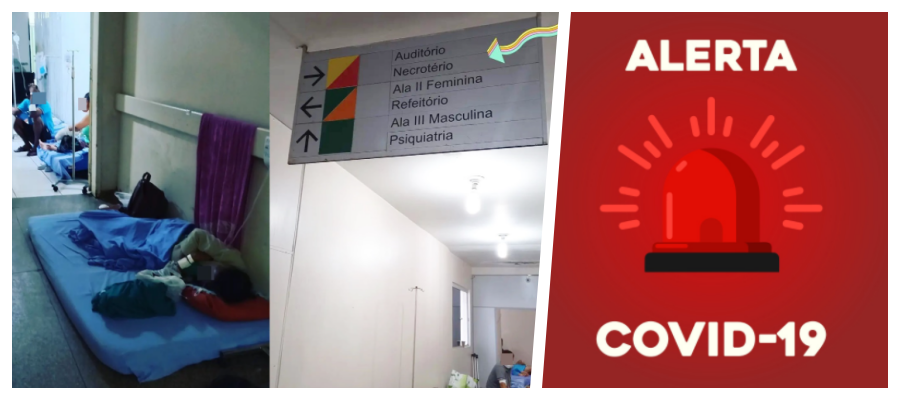 Pacientes com a Covid-19 lotam enfermarias no JP II em PVH-RO: 'servidores protejam-se', diz comunicados espalhados pela unidade - News Rondônia
