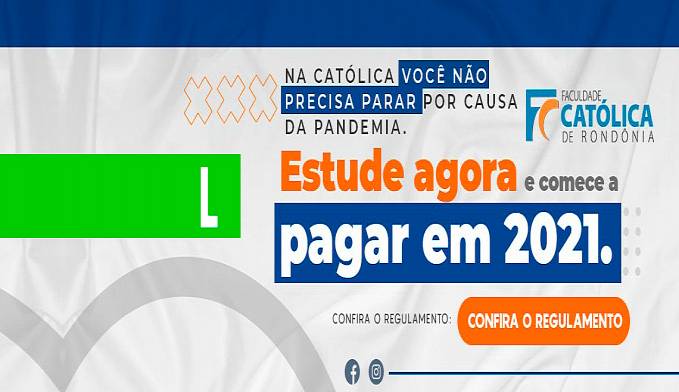 Programa incentiva matrículas com pagamento de mensalidades a partir de 2021 - News Rondônia