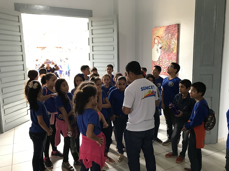 MUSEU RECEBE VISITA DOS ALUNOS DO 5º CAP DA UFAC E DOS ALUNOS DO 5º ANO DA ESC. MUNICIPAL SAUL BENNESBY - News Rondônia