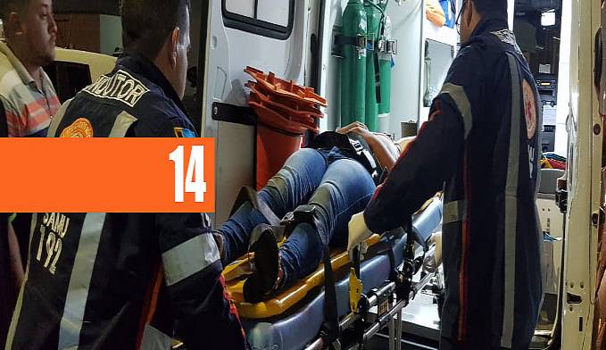 MOTOCICLISTA FOGE APÓS BATER EM OUTRA MOTO E DEIXAR CONDUTORA LESIONADA - News Rondônia