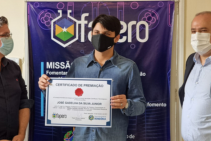 Professor da UNIRON recebe premiação inédita - News Rondônia