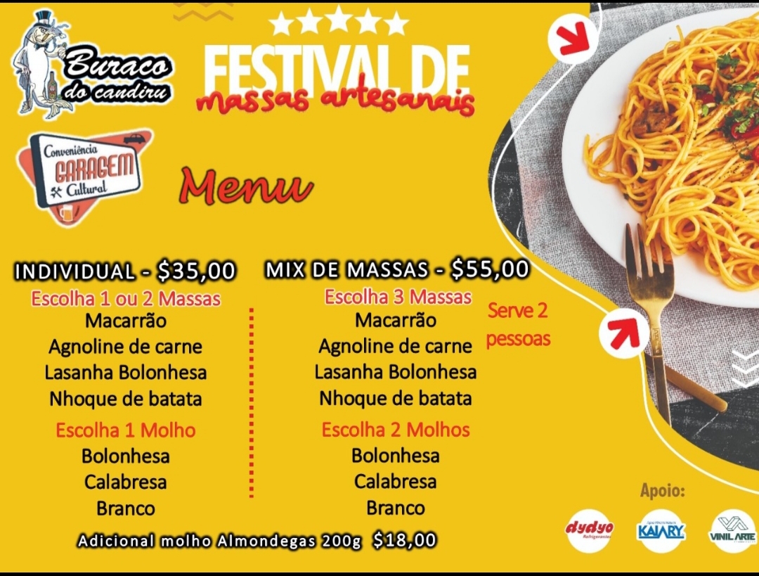 Buraco do Candiru realiza festival de massas para não fechar as portas - News Rondônia