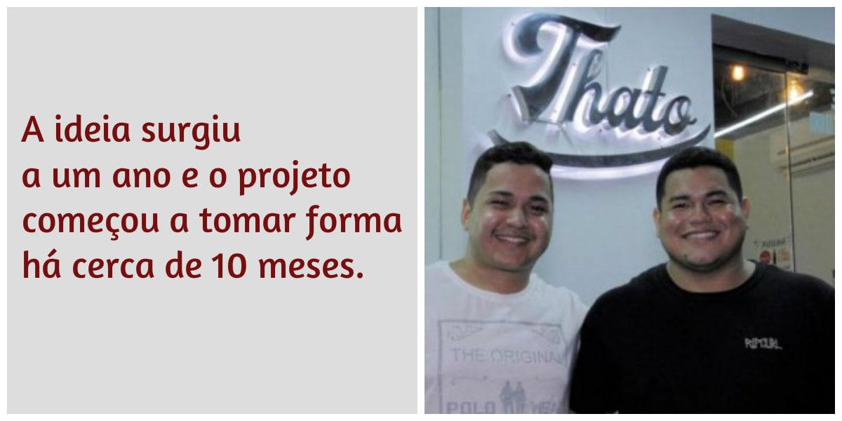 A ideia surgiu cerca de um ano e o projeto começou a tomar forma há cerca de 10 meses.