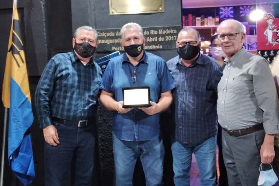 Alameda Euro Tourinho: Confraria homenageia Edwilson Negreiros em Porto Velho - News Rondônia