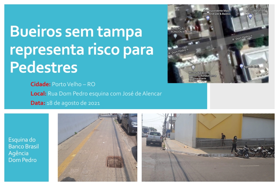 Tampas de bueiros são furtadas por moradores de rua em Porto Velho - News Rondônia